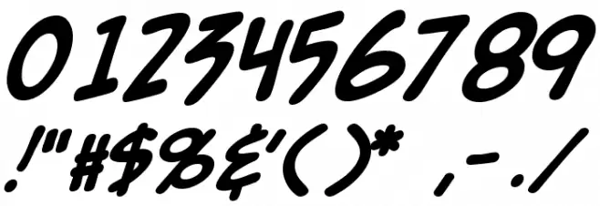 Zud Juice Bold Font OTHER CHARS