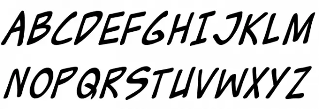 Zud Juice Italic Шрифта ВЕРХНИЙ