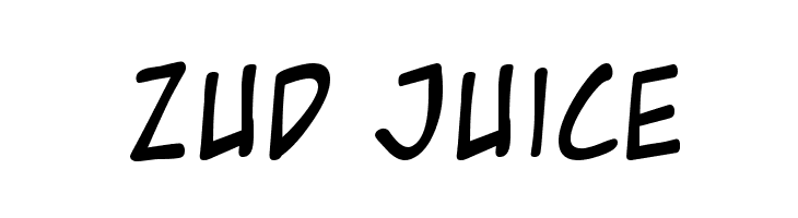 Zud Juice Font