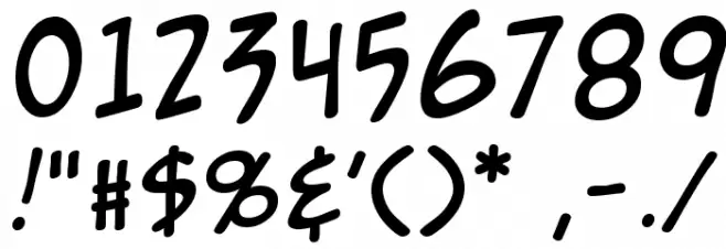 Zud Juice Font OTHER CHARS