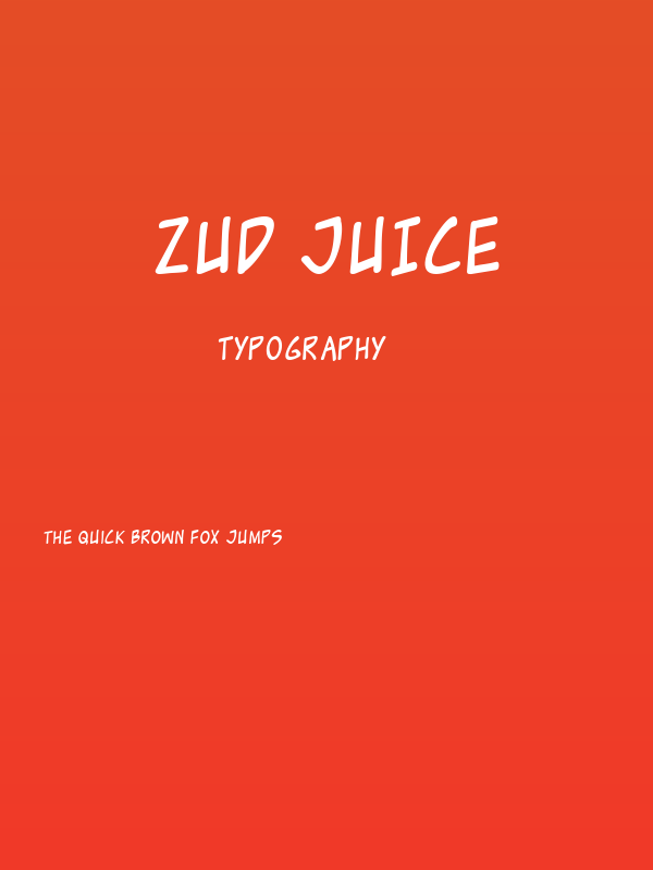 Zud Juice Poster