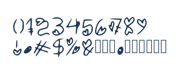 Zudlove Regular Other Characters