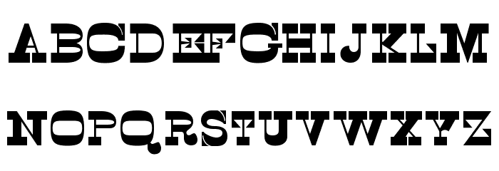 Zuecos CF Regular Font LOWERCASE