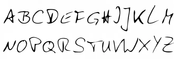 Zuerbig 字体 大写