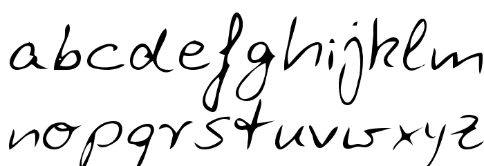 Zuerbig Font LOWERCASE