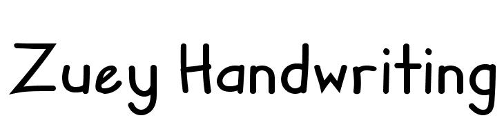 Zuey Handwriting Fonte