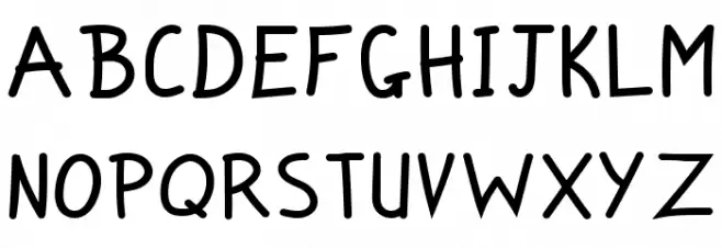 Zuey Handwriting Fuentes MAYÚSCULAS