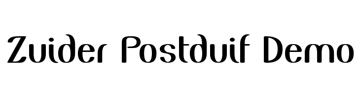 Zuider Postduif Demo  フリーフォントのダウンロード