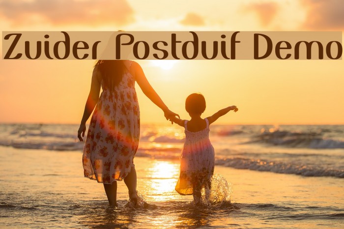 Zuider Postduif Demo Font examples