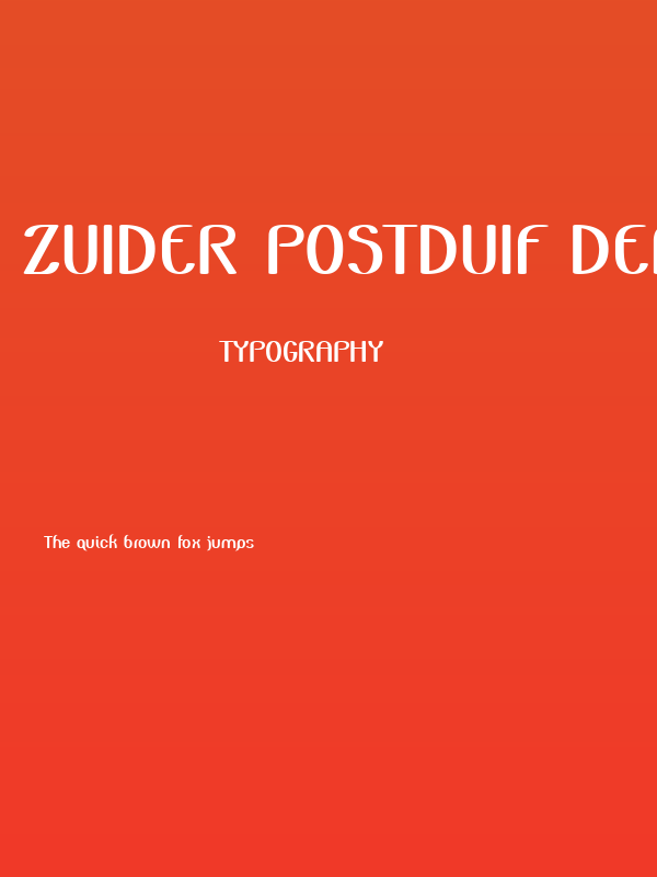 Zuider Postduif Demo Poster