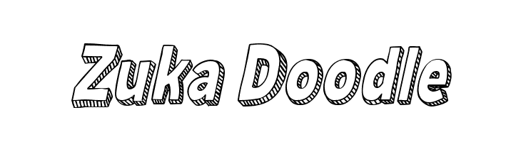 Zuka Doodle  font caratteri gratis