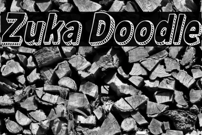 Zuka Doodle Font examples