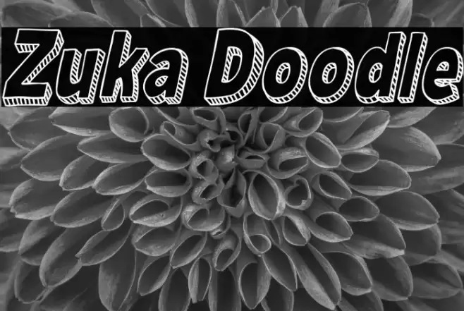 Zuka Doodle Font examples