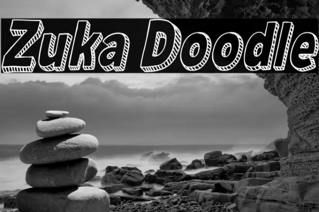 Zuka Doodle Font examples