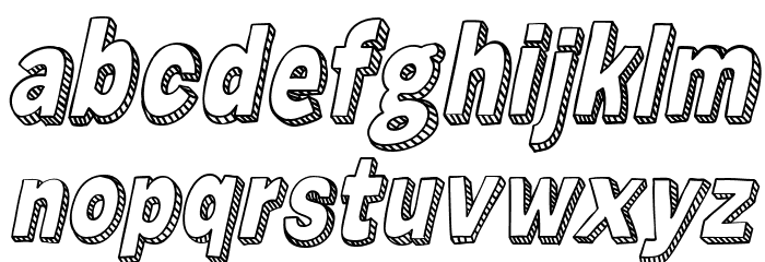 Zuka Doodle Font LOWERCASE