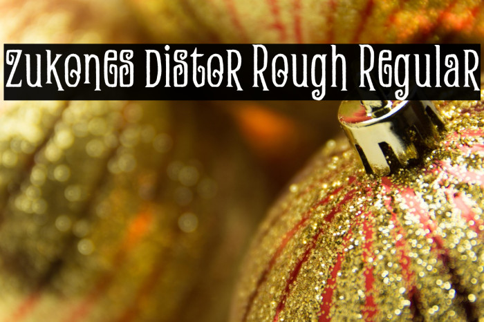 Zukones Distor Rough Regular Example 1