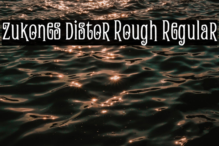 Zukones Distor Rough Regular Example 2