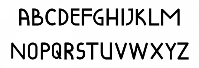 Zula-Regular Schriftart Groß
