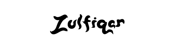 Zulfiqar  免费字体下载