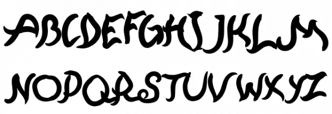 Zulfiqar Schriftart Groß