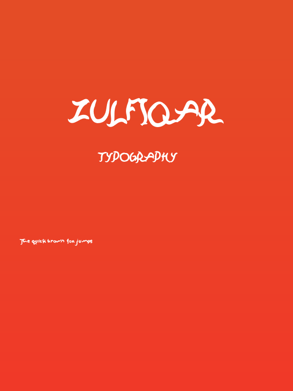 Zulfiqar Poster