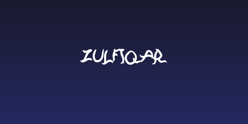 Zulfiqar Social Header