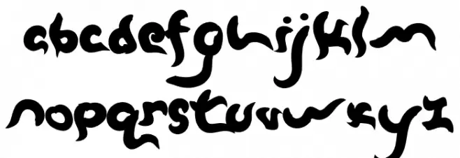 Zulfiqar Caratteri MINUSCOLO