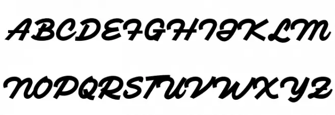Zullia Schriftart Groß