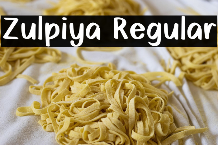 Zulpiya Regular Example 2