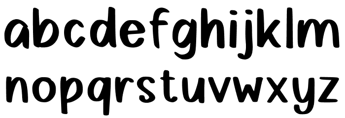 Zulpiya Regular Font LOWERCASE