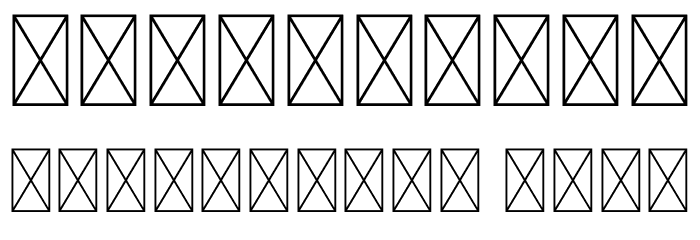 Zulyan Romawi Demo Font OTHER CHARS