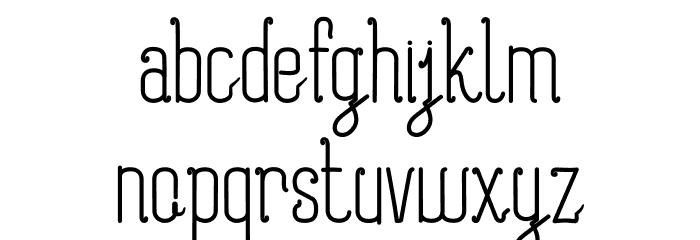 Zulyan Romawi Demo Font LOWERCASE