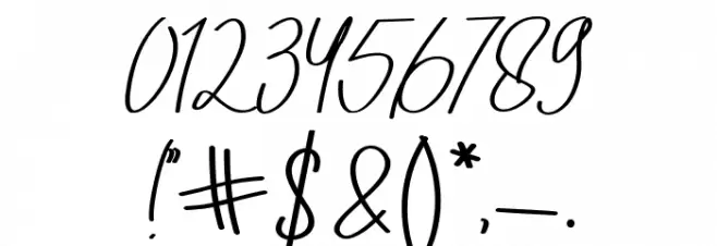 Zumattan Font OTHER CHARS