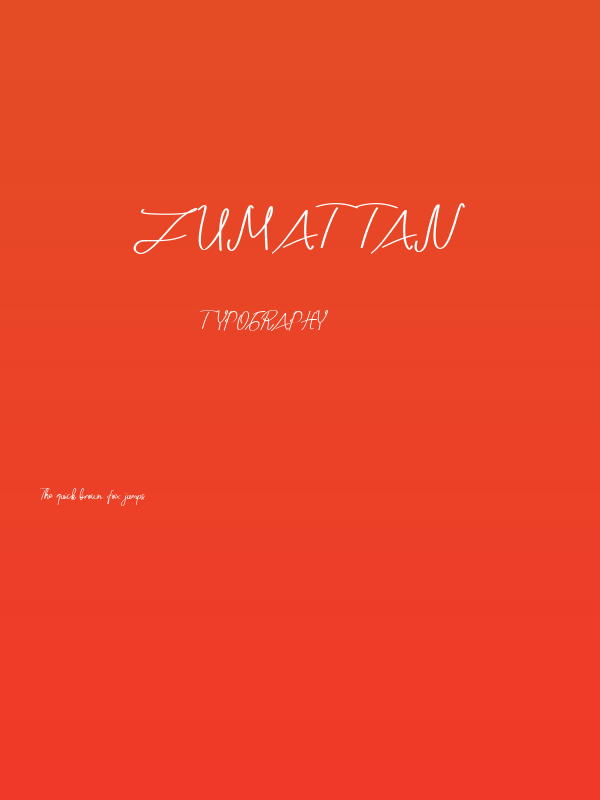 Zumattan Poster