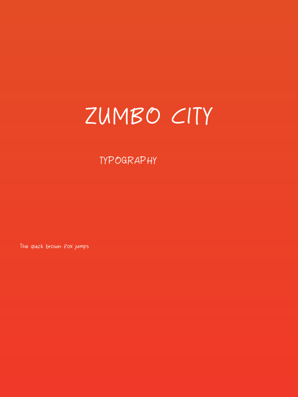 Zumbo City Poster