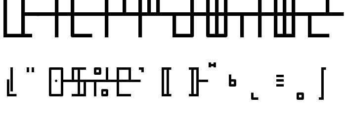 Zungkayu Regular Font OTHER CHARS