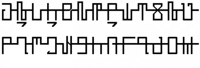 Zungkayu Regular 字体 小写