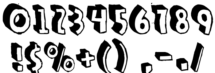 Zupagargonizer T Font OTHER CHARS