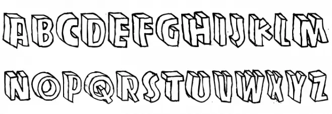 Zupagargonizer फ़ॉन्ट लोअरकेस