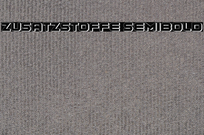 Zusatzstoffe SemiBold Example 3