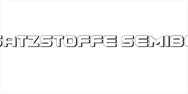 Zusatzstoffe SemiBold Logo