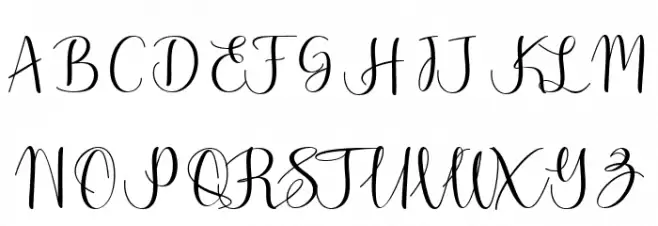 zubayda Schriftart Groß