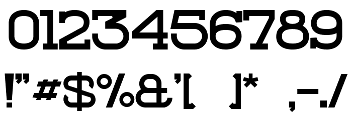 ZVIRO_DEMO1 Font OTHER CHARS