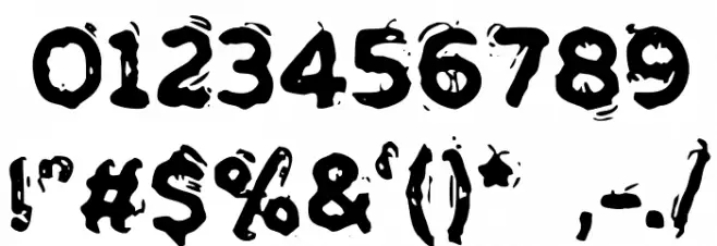 Zwaruman-Vho Font OTHER CHARS