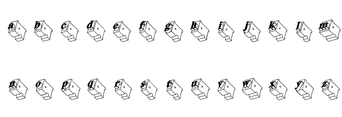 Zwiebelfisch Font LOWERCASE