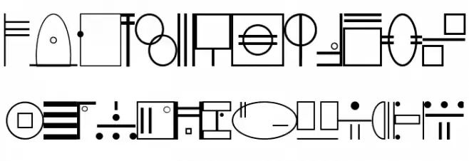 ZX-7 Secret Space Code JL Polices MAJUSCULES