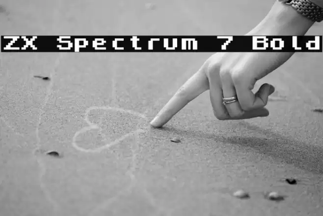ZX Spectrum 7 Bold Font examples