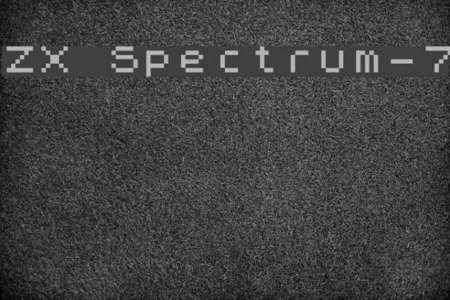 ZX Spectrum-7 Font examples