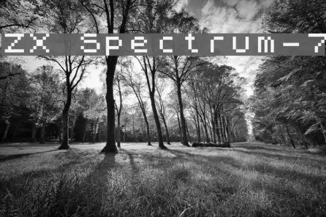 ZX Spectrum-7 Font examples