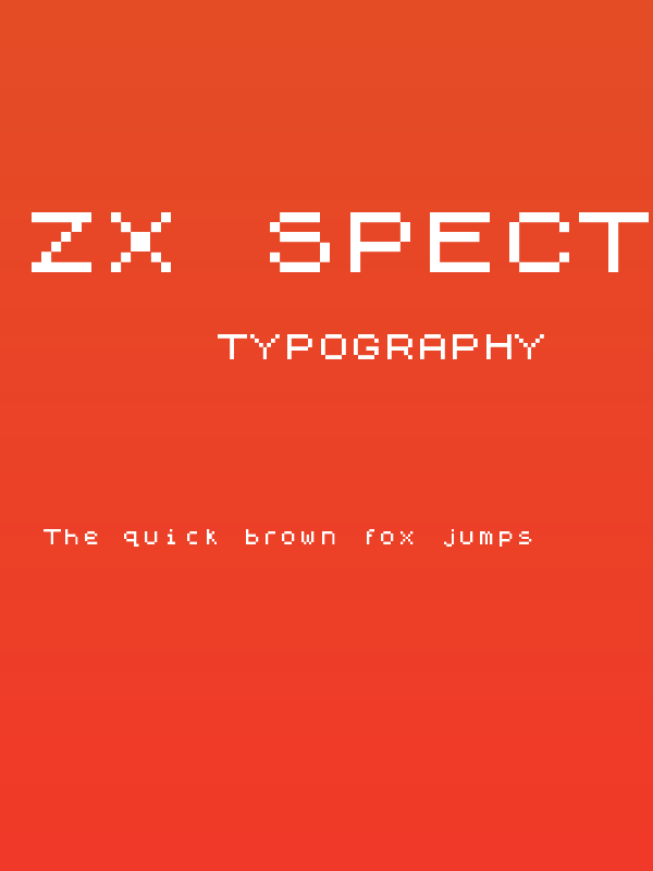 ZX Spectrum Regular Poster